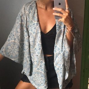 Blue kimono